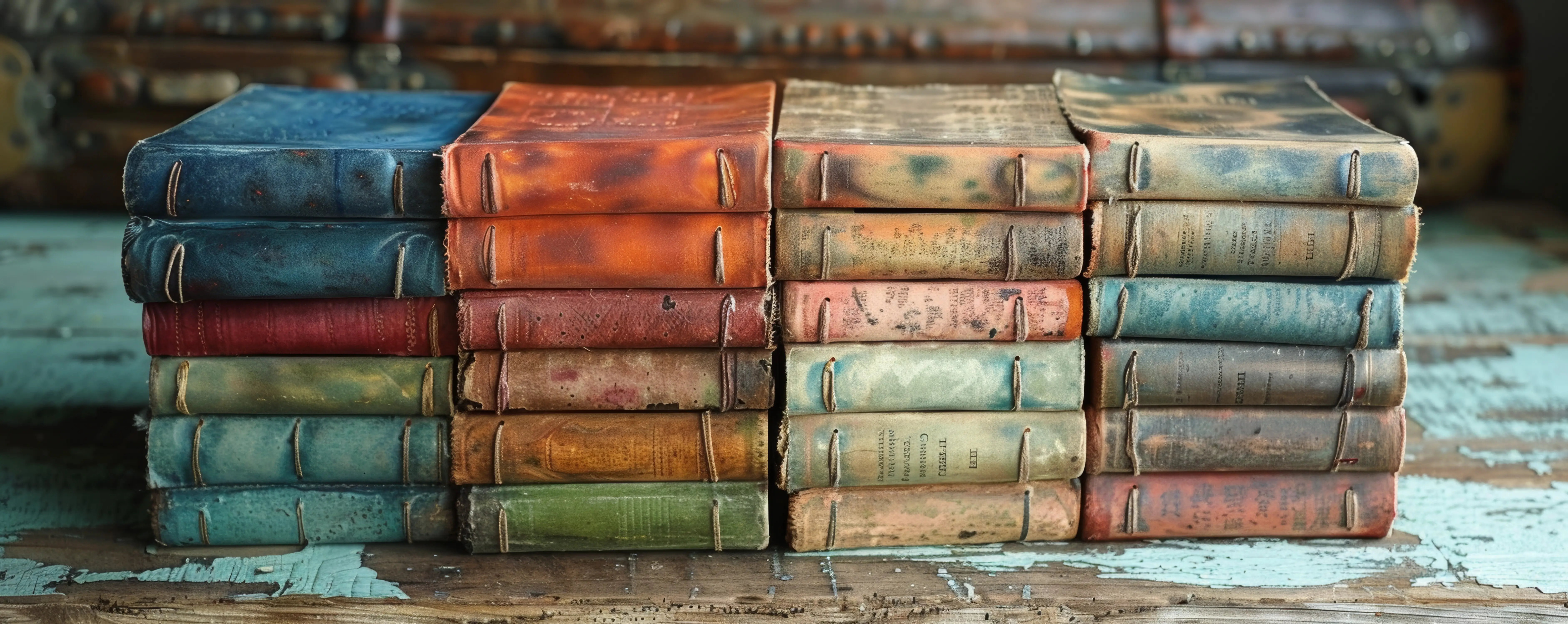 Kosmische handwerkliche Buchbindewerkstatt in einem orbitalen Werkraum.